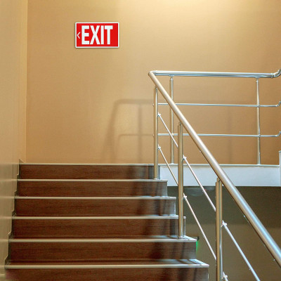 EXIT Signs Glow In The Dark EXIT Decals 3 Pack 12