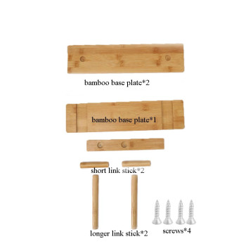 3-Tier Bamboo Bathroom Counter Organizer, a Perfume Display Riser Stand and a Wooden Makeup and Lotion Shelf for your home- Eco-Friendly - 1 Piece - Bamboo
