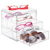 Mini Chest of Drawers for the Bathroom and Dresser, a Transparent Bathroom Storage Unit for Makeup and various other Accessories- Modern - 1 Piece - Transparent