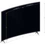 32 Inch Curved TV Screen Protector - 3mm Premium Acrylic - Scratch Resistant & Anti-Fingerprint - Premium Quality
