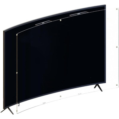 65 Inch Curved TV Screen Protector - 3mm Premium Acrylic - Scratch Resistant & Anti-Fingerprint - Premium Quality