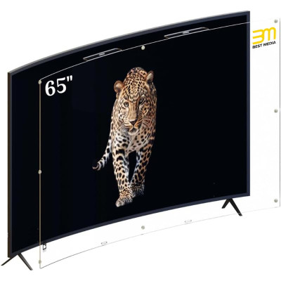65 Inch Curved TV Screen Protector - 3mm Premium Acrylic - Scratch Resistant & Anti-Fingerprint - Premium Quality
