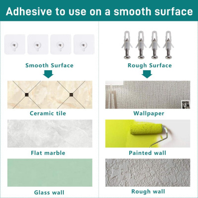 Acrylic Bathroom Shelf Set, 2-Piece Wall Mounted Thick Clear Storage and Display Shelves, No Drilling Required, Perfect for Organizing Toiletries, Cosmetics and Bathroom Essentials, Clear