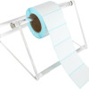 Acrylic Label Roll Holder, Sticker Dispenser for Thermal Printer Rolls and Fanfold Labels, Home, Office and Small Business, 1 Tier,18x15.6X10.7CM.