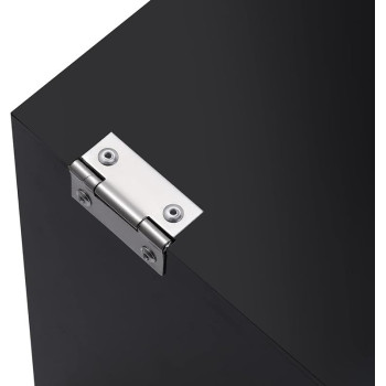 Acrylic Black Donation Box, Ballot Suggestion Box Money Storage Square Container for Voting, Charity, Ballot, Contest, Suggestions, 25.4 x 25.4 x 25.4 cm, Black
