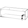 Acrylic Refrigerator Medicine Lock Box with Keys and Mounting Hardware, Wall Mount Locking Cabinet for Medicine Storage – 33 × 13 × 10.2 – Clear