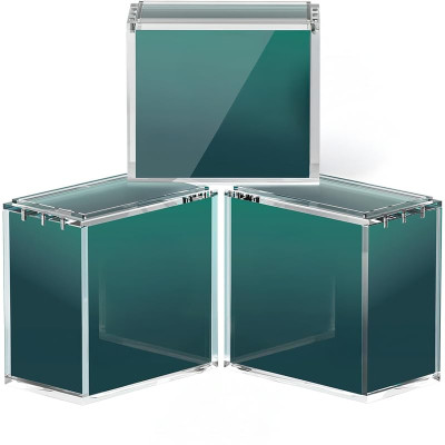 Acrylic Case Protector, Stackable, Clear – PKMN Booster Box – 8mm + 5mm – 3 Pack