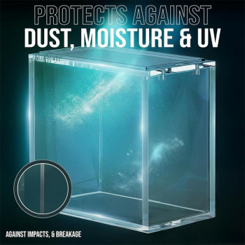 Acrylic Case Protector, Stackable, Clear – PKMN Booster Box – 8mm + 5mm – 3 Pack