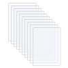 Clear Plastic Sheet Set, Panels for Picture Frames, Glass Replacement, Project Display and Painting Use, Acrylic, 10 Pieces, 17.78 x 12.7 x 0.11 cm