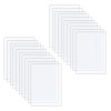 Clear Plastic Sheet Set, Panels for Picture Frames, Glass Replacement, Project Display and Painting Use, Acrylic, 20 Pieces, 13 x 18 x 0.1 cm