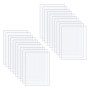 Clear Plastic Sheet Set, Panels for Picture Frames, Glass Replacement, Project Display and Painting Use, Acrylic, 20 Pieces, 13 x 18 x 0.1 cm