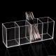 Clear Acrylic Makeup Organiser , Cosmetic Display Case, Storage Holder Makeup Box (4 compartments)