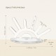 Ring Holder, Clear Acrylic 6 Rod Ring Display Stand and Necklace Bracelets Jewelry Organizer for Room decorations and Store event displays