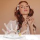 Ring Holder, Clear Acrylic 6 Rod Ring Display Stand and Necklace Bracelets Jewelry Organizer for Room decorations and Store event displays