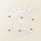 Ring Holder, Clear Acrylic 6 Rod Ring Display Stand and Necklace Bracelets Jewelry Organizer for Room decorations and Store event displays