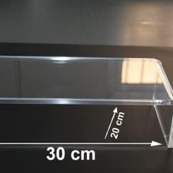 Clear Acrylic Monitor Stand 12mm thickness,(30x20x11 cm) Computer Monitor Riser for Laptop, TV, Stand Riser for Home,Office