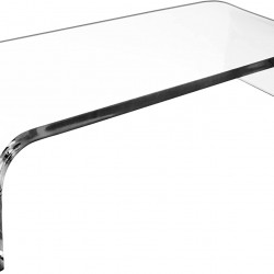 Clear Acrylic Monitor Stand 12mm thickness,(30x20x11 cm) Computer Monitor Riser for Laptop, TV, Stand Riser for Home,Office