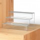 Clear Acrylic Riser Display Shelf 3-layer Countertop Cake Cupcakes Organizer Holder 30cm