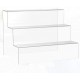 Clear Acrylic Riser Display Shelf 3-layer Countertop Cake Cupcakes Organizer Holder 30cm