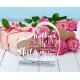 Clear Acrylic Heart Engraved with words of your choice, suitable as a gift for Mother's Day, birthdays or any occasion that requires a souvenir for loved ones (Custom)