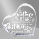 Clear Acrylic Heart Engraved with words of your choice, suitable as a gift for Mother's Day, birthdays or any occasion that requires a souvenir for loved ones (Custom)