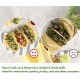 Clear Acrylic Taco Holder Stand Set of 4 Taco Rack Holders Taco Tray for Taco Shells, Restaurant and Home Use, 