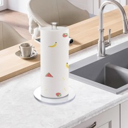 Acrylic Paper Towel Stand for Countertop (Clear)