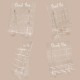Acrylic Donut Wall Display Stand, Holds up to 50 Donuts for Party & Wedding