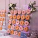 Acrylic Donut Wall Display Stand, Holds up to 50 Donuts for Party & Wedding