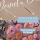 Acrylic Donut Wall Display Stand, Holds up to 50 Donuts for Party & Wedding