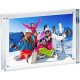 Double sided clear acrylic magnetic photo frame Display Stand (5x7 inch)