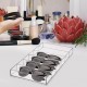 Clear Acrylic Sunglass Eyeglass Organizer Tray with (6 Compartments), Multipurpose Accessories Drawer Tray (2 pack)