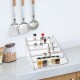 Clear Acrylic Spice Rack Organizer For Cabinet, (6 Tier) Spice Shelf Can Organizer for Kitchen Pantry Countertop