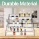Clear Acrylic Spice Rack Organizer For Cabinet, (6 Tier) Spice Shelf Can Organizer for Kitchen Pantry Countertop