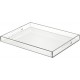 Acrylic Serving Tray (50x40)cm, Spill Proof, Clear Decorative Tray, Coffee tray, Table Countertop with Handles tray 