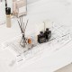 Clear Acrylic Bathroom Tray, Decor Bathroom Tray, Storage Organizer Countertop for Soap, Towel, Candle