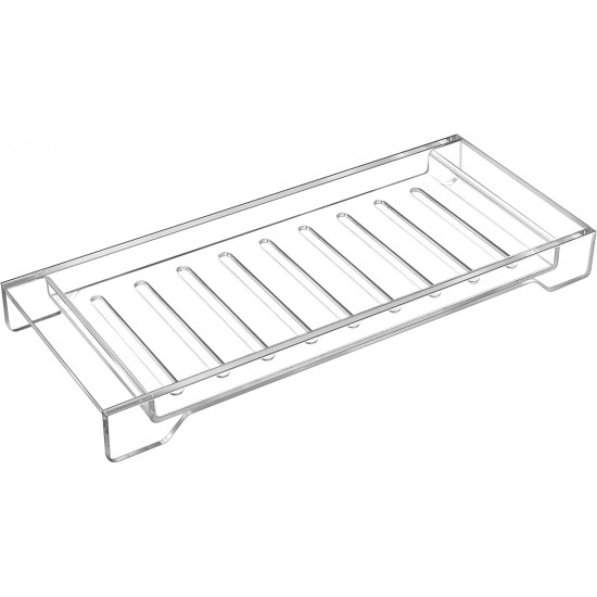 Clear Acrylic Bathroom Tray, Decor Bathroom Tray, Storage Organizer Countertop for Soap, Towel, Candle