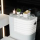Clear Acrylic Bathroom Tray, Decor Bathroom Tray, Storage Organizer Countertop for Soap, Towel, Candle