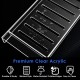 Clear Acrylic Bathroom Tray, Decor Bathroom Tray, Storage Organizer Countertop for Soap, Towel, Candle