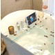 Clear Acrylic Bathtub Tray, Bath Trays Rack Tub Shelf, Luxury Bathroom Organizer Tablet Holder,