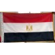 EGYPTIAN National Flag, printed fabric,(150x90)cm, double sided (double layers), decorated 3 sides, indoor outdoor