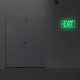 EXIT Signs Glow In The Dark EXIT Decals, EXIT Phot luminescent Signs Stickers, 3 Pack (12x7cm)