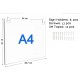  Clear Acrylic Sign Holder (A4), Wall Mount, Sign Holder Picture Frames, with Screws (21x29.7cm) (6 Pack)