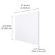 Clear Acrylic Sheet (30 x 30cm) Square Panel (10mm) Thick for Signs, DIY Display Projects, Craft, Easy to Cut