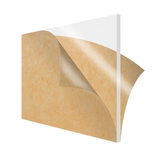 Clear Acrylic Sheet (30 x 30cm) Square Panel (10mm) Thick for Signs, DIY Display Projects, Craft, Easy to Cut