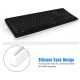 Clear Acrylic Tilted Computer Keyboard Holder for Easy Ergonomic Typing for Stand Office Desk, Home, School, Great Gifts Any Holidays and Festivals