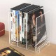 Clear Acrylic File Organizer, Desk Standing on Table for Books and Files Storage Holder with 4 Detachable Dividers (8 mm) (25x20x25 cm)