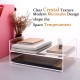 Clear Acrylic Desk Organizers and File Holder, Office Paper Organizer,  (2 Tier)