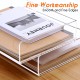 Clear Acrylic Desk Organizers and File Holder, Office Paper Organizer,  (2 Tier)