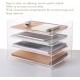Clear Acrylic Desk Organizers and File Holder, Office Paper Organizer,  (4 Tier)